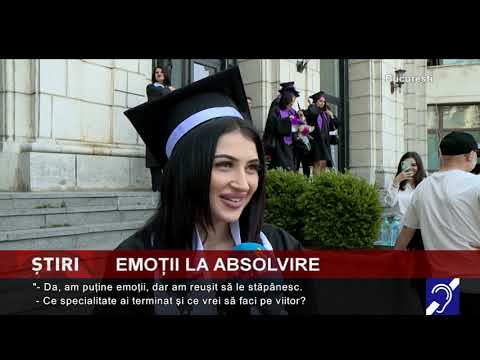 Emoții la absolvire