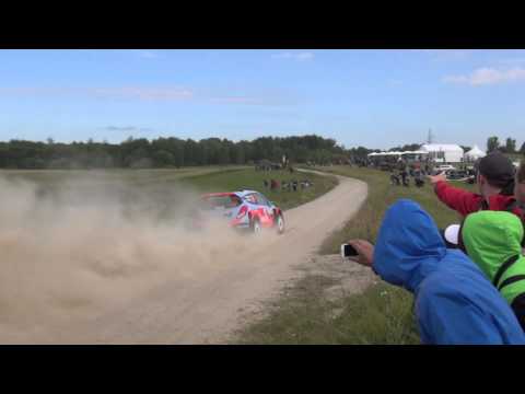 71.Rally Poland - shakedown - Paddon - on the limit 71.Rally Poland - shakedown - Paddon - on the limit