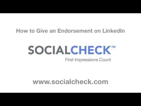 how to endorse on linkedin