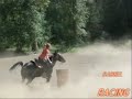 Ashley and Micaelin's Weekend July 26 Barrels, Poles, Jumping etc