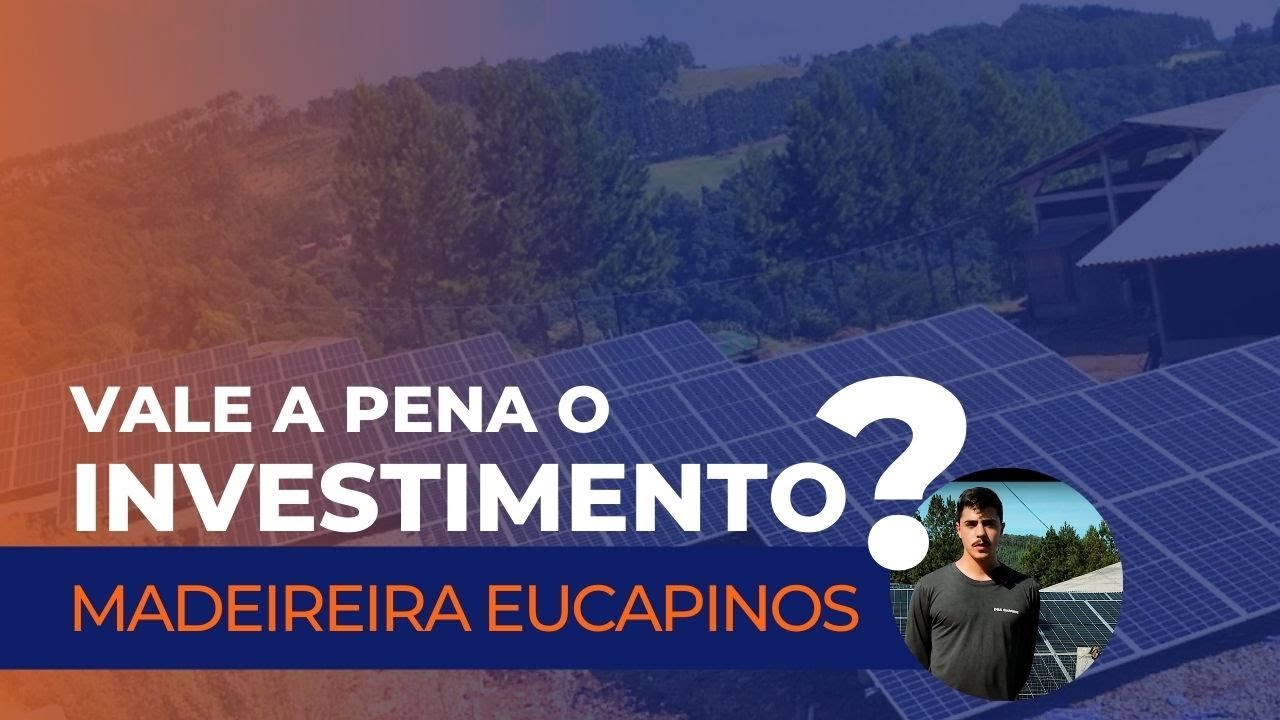 Energia solar em madeireira - Madeireira Eucapinus