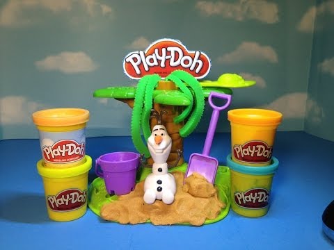 Play Doh Disney Frozen Olaf Summer Surprise Disney Play-Doh Frozen Toy Adventure