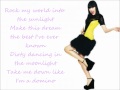 Jessie J - Domino lyrics on screen