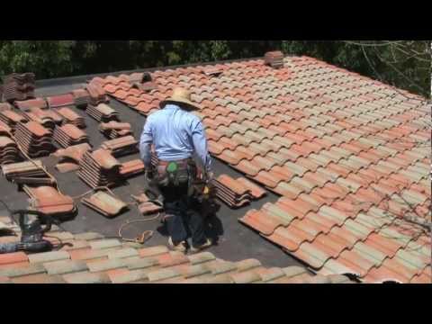 how to fit roof tiles