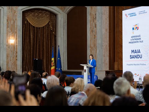 Șefa statului, la Congresul Diasporei 2025: „Noi toți ne-am născut în Moldova și purtăm Moldova în suflet oriunde am fi”