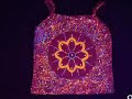 Ladies hand painted ultraviolet glow Wear Ladies hand painted ultraviolet glow Wear