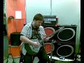 tommy demonstrating for electric babes(r) guitars