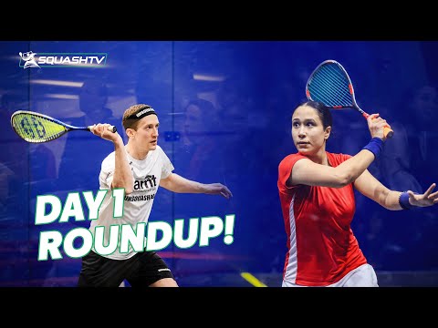 Five game thrillers on Day 1 at Squash On Fire 2024 