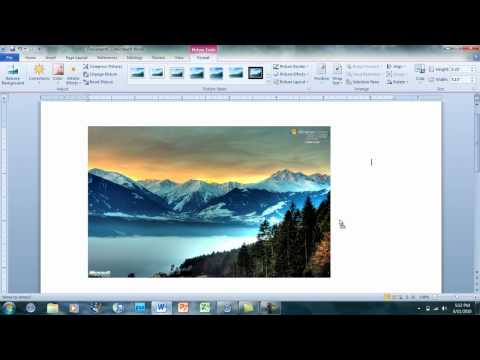 how to fit picture in ms word