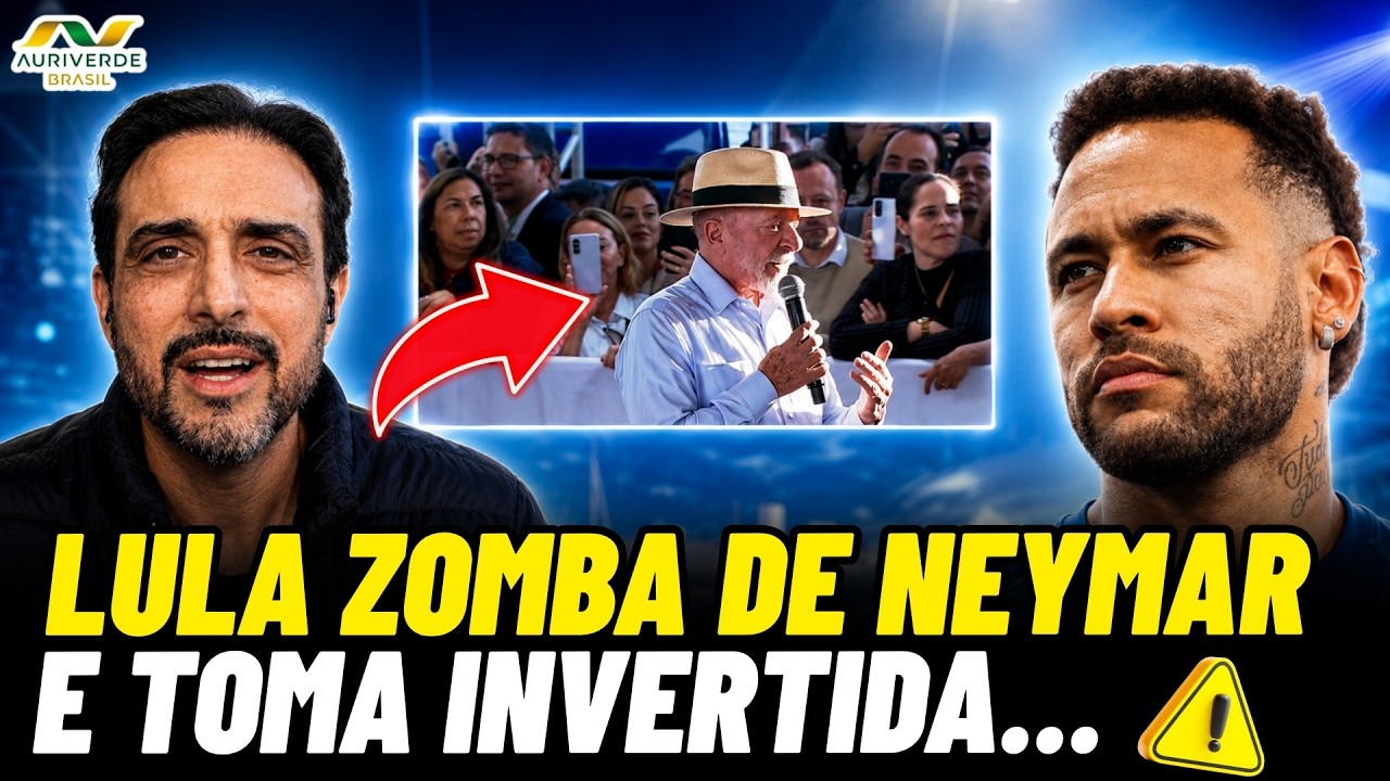 Deboche de Lula contra Neymar causa indignação nas redes