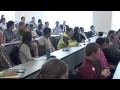 Brian Lamb, founder of C-Span, addresses students at Purdue