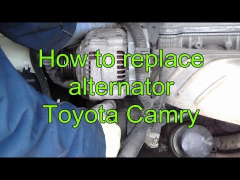 How to replace alternator Toyota Camry. Years 1991 to 2002.