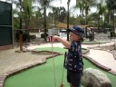 Aaron golfing