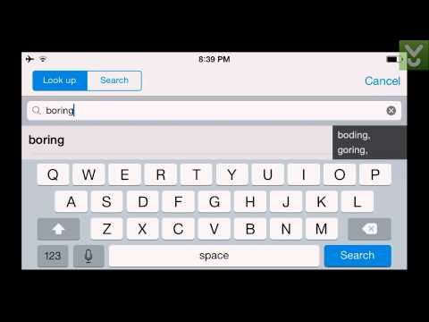 WordWeb - Get a comprehensive dictionary for iOS - Download Video Previews