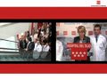 Aguirre visita el Hospital del Tajo el día de su apertura