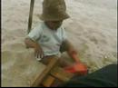 Building a castle in the beach