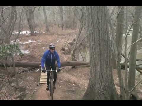 Single Speed 29er Mountain Biking Allaire State Park, Wall Twp, NJ 1-13-10