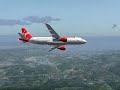 caelum no 5 ~ virgin america landing  klax