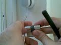 Lockpicking - Mini HALCON Euro Profile cylinder ( Dimple ) SPP