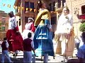 Los gigantes de Cintruénigo bailando una jota. Día del cohete 7 de Septiembre 2007