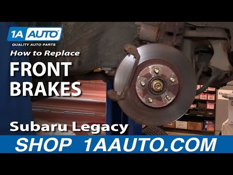 How To Install Replace Front Brakes Subaru Legacy Outback 99 1AAuto.com