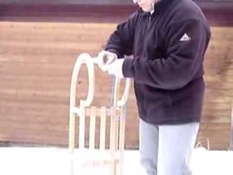 Schlittenseil sicher am Schlitten befestigen -1-