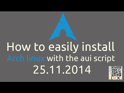 how to install arch linux