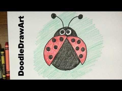 video-linktoworks-How To Draw a Ladybug! Easy Cartoon Lady Bug tutorial