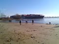 Container Riesen auf der Elbe beinahe Unfall Container Riesen auf der Elbe beinahe Unfall