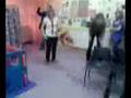 Jenny beating the Pinata