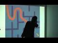 hand in cap installation interactive