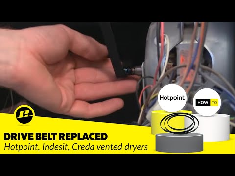 how to put a belt on a zanussi tumble dryer