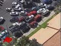 hundreds of cars clogged streets near the las vegas strip thursday after a local phone company offered 10,000 bucks worth of free gas. cars were lined up for miles to tank-up. (may 16)