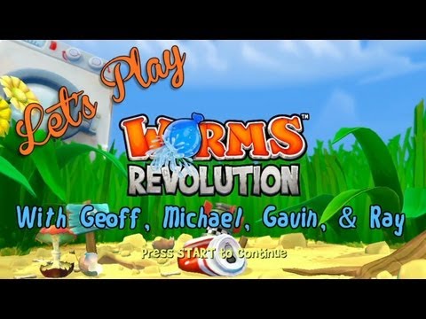 lets play - The lads are finally back as Geoff, Michael, Gavin, & Ray once again fight for supremacy in Worms Revolution for the Xbox Live Arcade. Clearly they've been p...