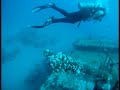Swimming video - St. Anthony Wreck Dive - Maui, HI - Part 1