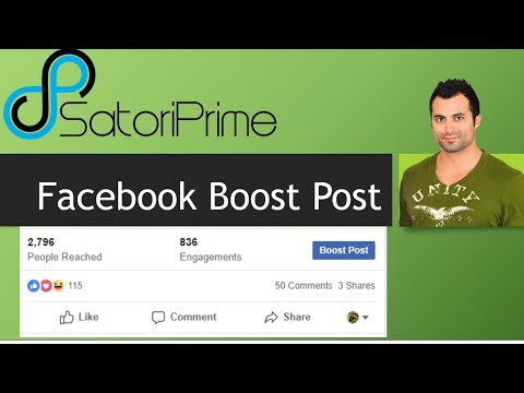 how to boost post on facebook