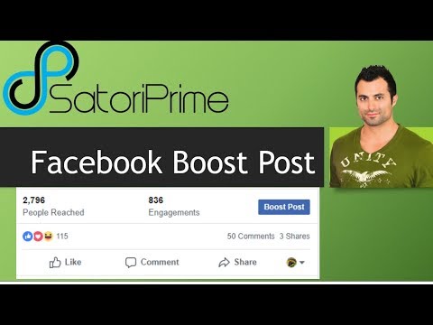 how to boost facebook post