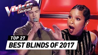 BEST BLIND AUDITIONS OF 2017  The Voice Rewind