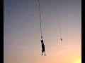 Charlie on a bungy jump