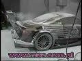 Pozar Audi TT Sta?cy na torze w Kielcach