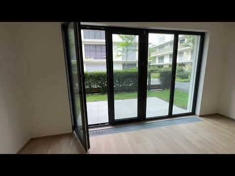 Video Pronájem nového bytu 1+kk s terasou a zahrádkou, Praha 4 - Hodkovičky