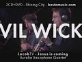 video from the 2cd+dvd-box 'shining city'' as audiotrack available at:
http://www.bastamusic.com

more information also at:
http://www.aureliasax4.nl 
http://www.jacobterveldhuis.com 

the composition is based on sound bytes from the streets of new york: an angry 'evangelist' on times square, and a small choir of the salvation army. the groove is based on rhythmical baby talk from 2 little girls: 18 months old welmoed and 2 year old amber. the work was inspired by the post 9-11 trauma and the role of religion in the history of man:'god kills'. is jesus really coming? it is about time...