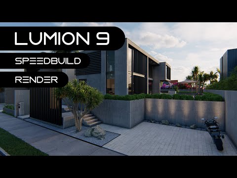 LUMION 9 Pro Modern Contemporary House Render