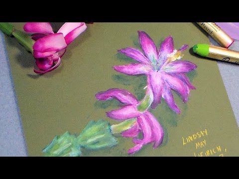 how to do oil pastels