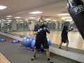 ronin boushnak warming up on bag ronin boushnak warming up on bag