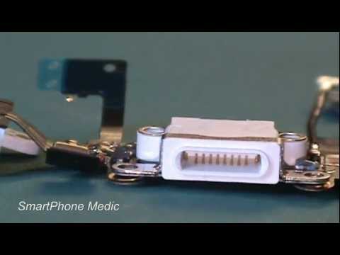 iphone 5 components - In this video we will show you the black and white glass panel, 8-pin dock connector flex cable assembly, and two other flex cables for the iPhone 5. Will Ap...
