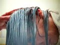 Shampooing long hair forward 3