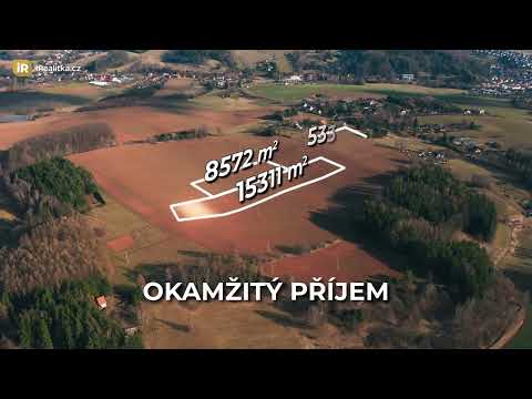 Video Prodej zemědělského pozemku 29.218 m2 - Nová Paka