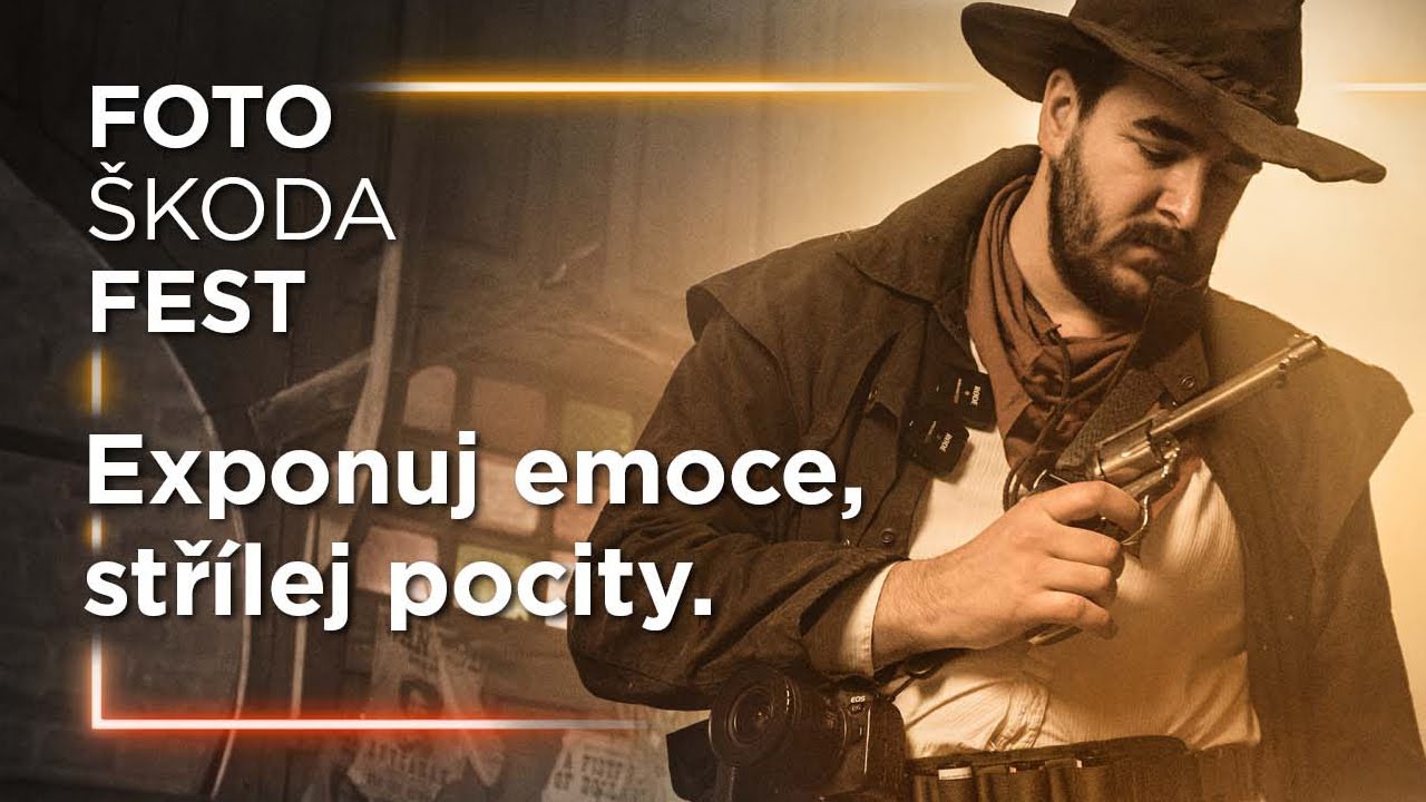 YouTube video - Exponuj emoce, střílej pocity | FotoŠkoda FEST 6. - 12. 11. 2023