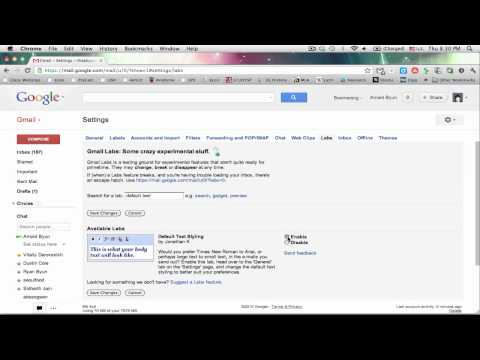 how to change default gmail account